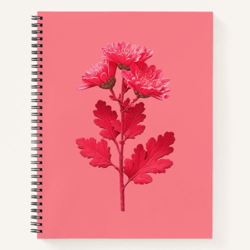 Pink Chrysanthemum Notebook