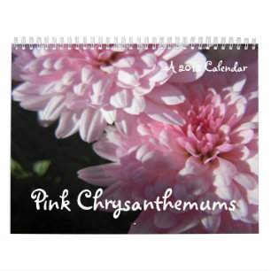 Pink Chrysanthemums, A 2012 Calendar