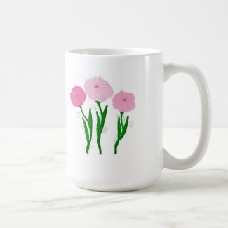 Pink Chrysanthemums Coffee Mug