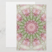 Pink Chrysanthemums Kaleidoscope Art 7 (Front/Back)