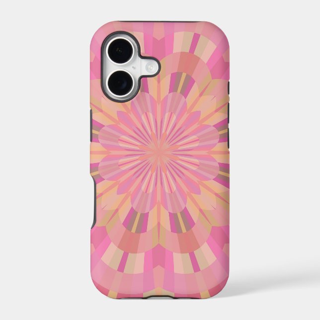 Pink Circles Iphone Case (Back)