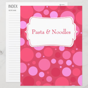 Pink Circular Pattern Recipe Category/Index