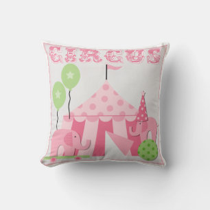 Pink Circus Fun Pillow