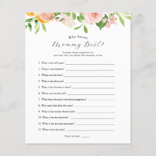 Pink Citrus Flowers Who Knows Mommy Best