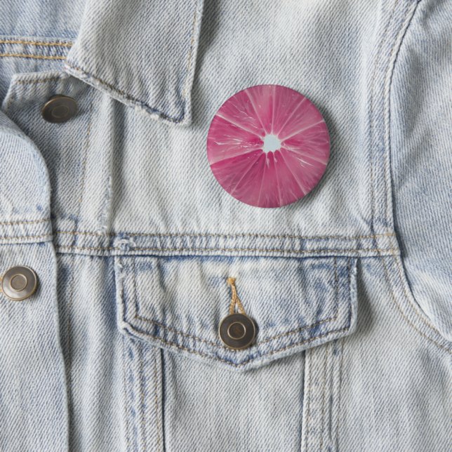 Pink citrus fruit button (In Situ)