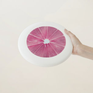 Pink citrus fruit Wham-O frisbee
