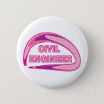 Pink Civil Engineer Golf Balls