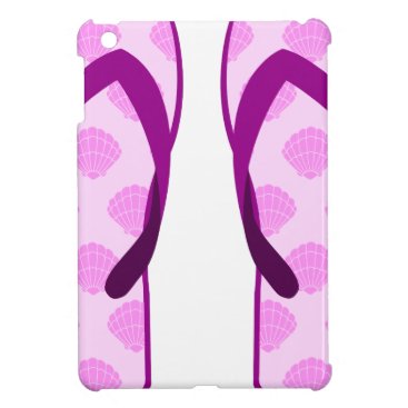 Pink Clam Flip Flops iPad Mini Cases Pink Clam Flip Flops iPad Mini Cases