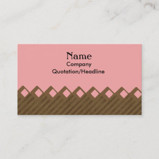 Pink Class Business Card