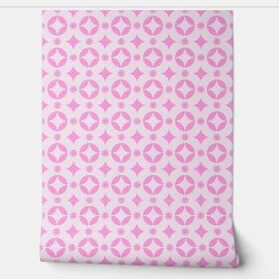 pink classic Art-Deco pattern Wallpaper