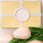 Pink Classic Couple Monogram Simple Wedding Wax Seal Sticker<br><div class="desc">Classic Couple Monogram Minimalist Wedding Wax Seal Stamp. All the texts are pre-arranged for you to personalize easily and quickly with your own details.</div>