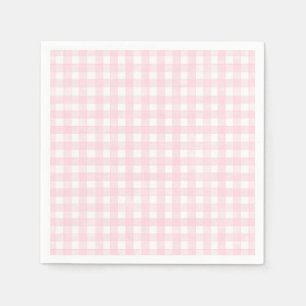 Pink Classic Gingham Napkins