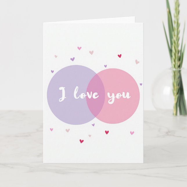 Pink Classic Love Card (Front)