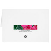 Pink Climbing Roses Cards (Back Horizontal)