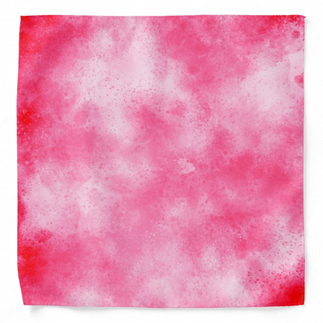 Pink Cloud Effect  Bandana (Front)