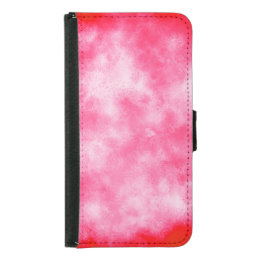 Pink Cloud Effect Phone Wallet Case