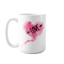 Pink Cloud Heart Mug