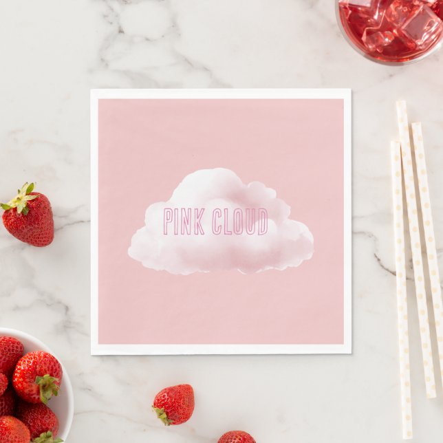 Pink Cloud Napkins (Insitu)