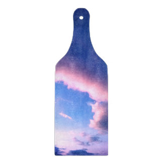 Pink clouds cutting board