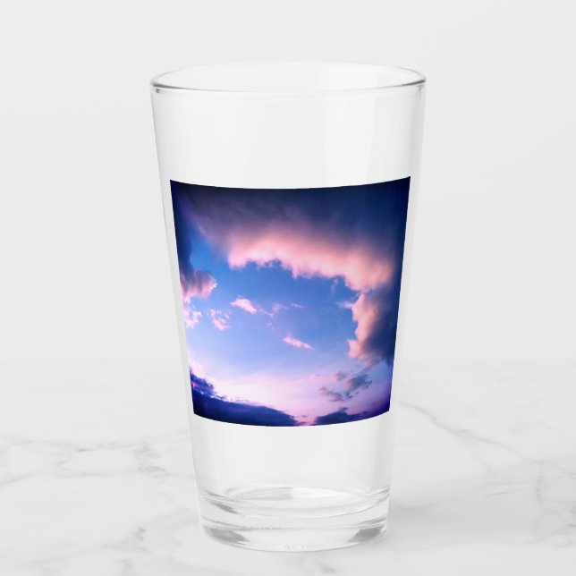 Pink clouds glass (Front)