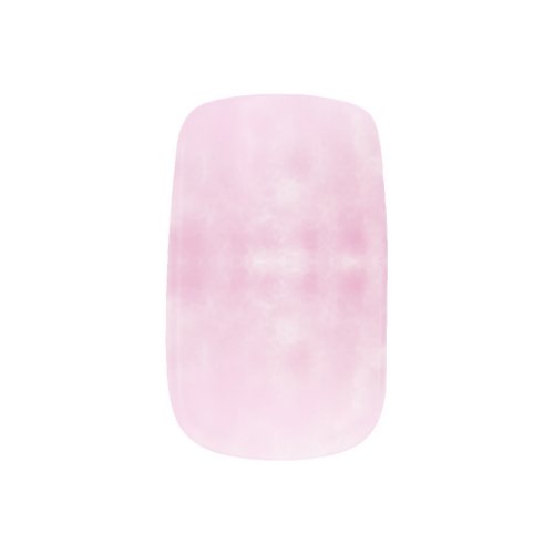 Pink clouds pattern minx nail art
