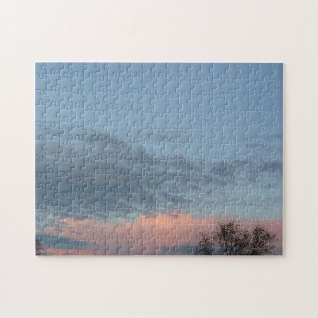 Pink Clouds Sunset Jigsaw Puzzle (Horizontal)
