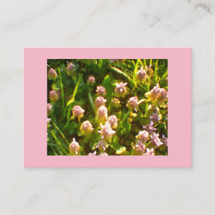 Pink Clover Business Card