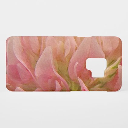 Pink Clover Flower Abstract Pattern Galaxy S9 Case