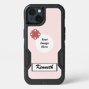 Pink Clover Ribbon Template by Kenneth Yoncich iPhone 13 Case