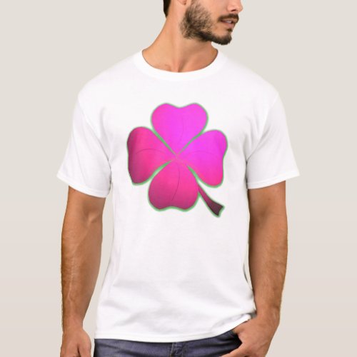 Pink Clover T_Shirt