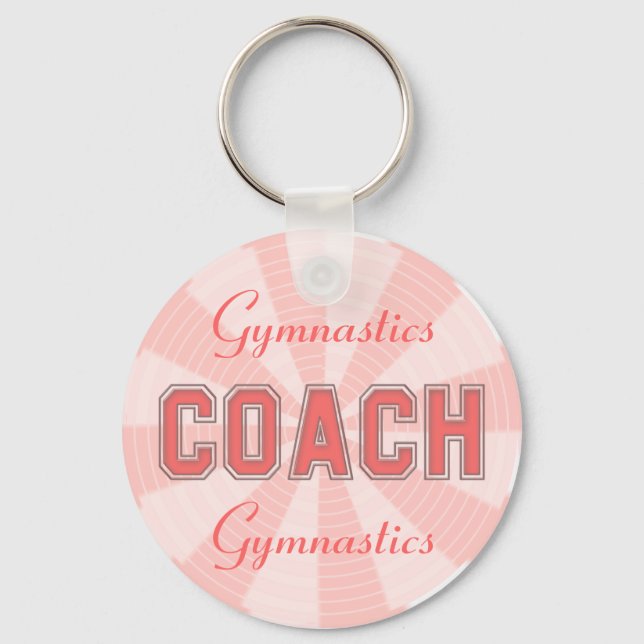 Pink Coach Keychain (Front)