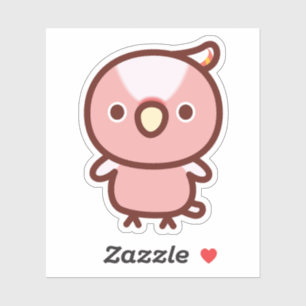 Pink Cockatoo Sticker