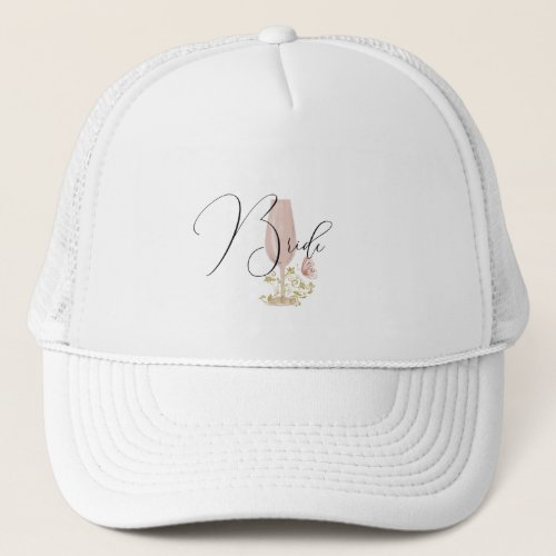 Pink Cocktail Bachelorette Party Trucker Hat