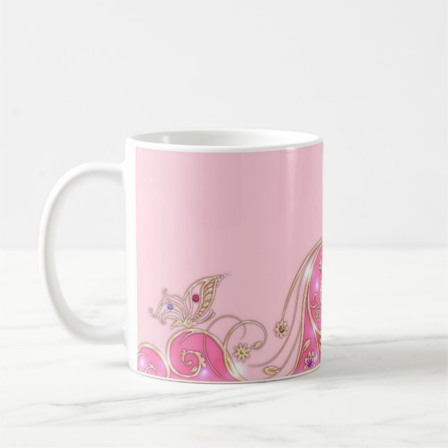Pink Coffee Mug (Left)