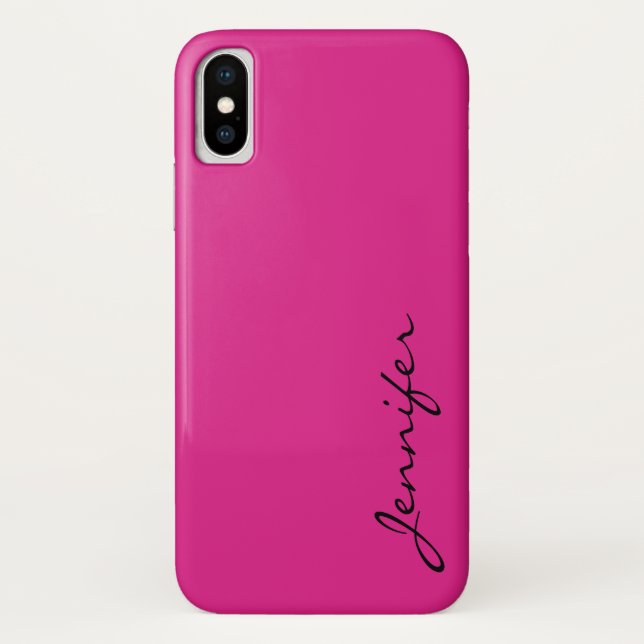 pink color background Case-Mate iPhone case (Back)