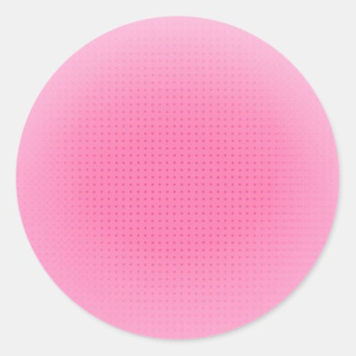 Pink Color Custom Blank Trendy Template Classic Round Sticker