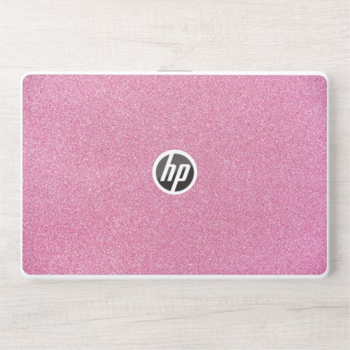 Pink Color Glitter HP Laptop skin 15t15z