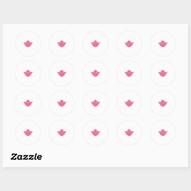 pink color illustration Sticker (Sheet)