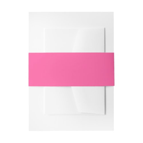 Pink Color Invitation Belly Band