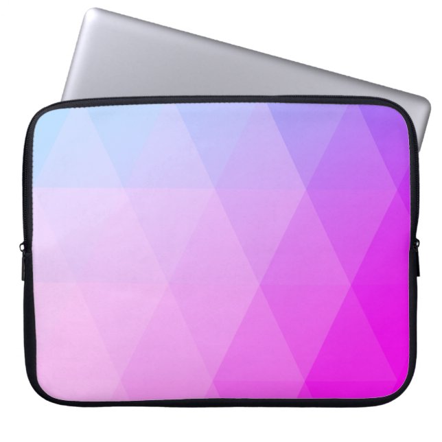 Pink Color Neoprene Laptop Sleeve 15 inch (Front)