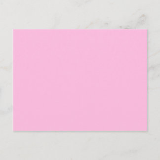 Pink Color Postcard