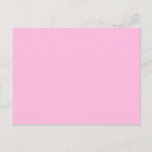 Pink Color Postcard