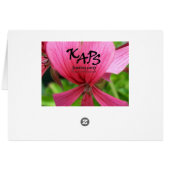 Pink Columbine Cards (Back Horizontal)