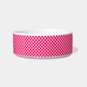 Pink Combination Classic Checkerboard by STaylor Bowl