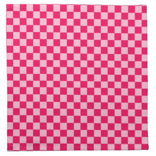 Pink Combination Classic Checkerboard by STaylor Cloth Napkin