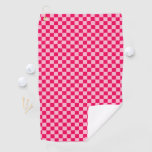 Pink Combination Classic Checkerboard By Staylor Golf Towel at Zazzle