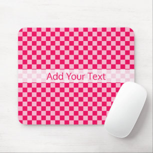 Pink Combination Classic Checkerboard by STaylor Mouse Pad