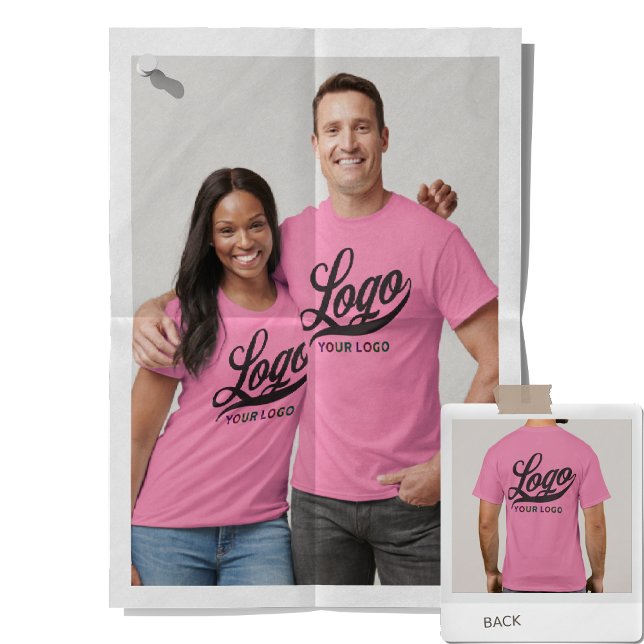 Pink Company Logo Swag Business Brand Men Women T-Shirt (Creator Uploaded)