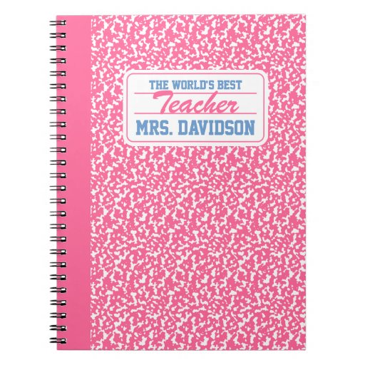 Pink Composition Notebook | Zazzle