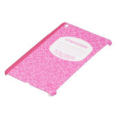 Pink Composition Notebook iPad Mini Cover (Bottom)